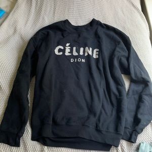 Celine dion crew neck